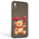 Чохол силіконовий оригінальний Soft Touch з 3D принтом милий ведмедик для Xiaomi Redmi 9A коричневий (Повний захист камери) 0043715 фото 1