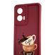 Чехол силиконовый Soft Touch с 3D принтом Чашка кофе для Samsung Galaxy S24 Plus (SM-S926B) бордовый (Полная защита камеры) 0070345 фото 4