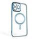 Чехол для Apple iPhone 13 Pro Max с линзами на камере с MagSafe на айфон 13 про макс голубой 0034381 фото 1
