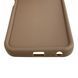 Чохол силіконовий Soft Touch для Tecno Spark Go 3 (KN3) коричневий (Повний захист камери) 0054481 фото 6
