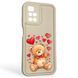 Чохол силіконовий оригінальний Soft Touch з 3D принтом милий ведмедик для Xiaomi Redmi 10 молочний (Повний захист камери) 0043624 фото 1