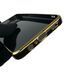 Чехол для Samsung Galaxy A02 SM-A022G с кольцом-подставкой с золотой окантовкой на самсунг а02 черный gs1 0020536 фото 2
