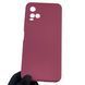 Чехол для Vivo Y21S силиконовый с микрофиброй нескользящий на виво у21с бордовый 0032351 фото 1