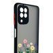 Чехол для телефона Samsung Galaxy M32 4G (SM-M325F) с 3D принтом полевые цветы с высокими бортами черный 0059287 фото 3
