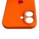 Чехол Silicone Case для Apple iPhone 17 оранжевый Orange (софт-тач, закрытая камера) 0061880 фото 5