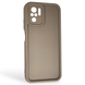 Чехол силиконовый Soft Touch для Xiaomi Poco M5s коричневый (Полная защита камеры) 0039932 фото 1