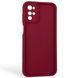 Чехол силиконовый Soft Touch для Motorola G22 бордовый (Полная защита камеры) 0054374 фото 1