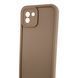 Чехол силиконовый Soft Touch для Samsung Galaxy A03 коричневый (Полная защита камеры) 0053942 фото 4