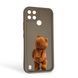 Чохол силіконовий Soft Touch з 3D принтом кумедний тед ведмідик для Realme C21Y коричневий (Повний захист камери) 0049167 фото 1