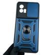 Чохол для Motorola G72 PAVG0004RS броньований з кільцем зі шторкою на камеру на моторолу г72 темно-синій