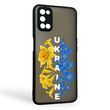 Чохол для телефона OPPO A92 с 3D принтом патріотичним із захистом камери на оппо а92 чорний