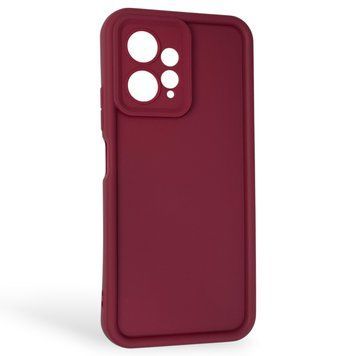 Чохол силіконовий Soft Touch для Xiaomi Redmi Note 12 4G бордовий (Повний захист камери) 0044105 фото