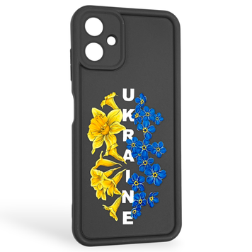 Чехол силиконовый Soft Touch с 3D принтом для Samsung Galaxy A06 (SM-A065) черный (Полная защита камеры) 0041869 фото