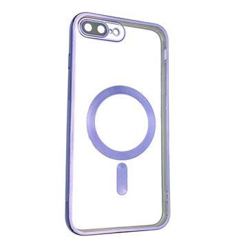 Чохол для Apple iPhone 8 Plus з лінзами на камері з MagSafe на айфон 8 плюс бузковий 0034542 фото