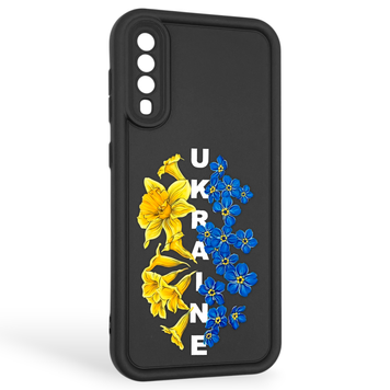 Чехол силиконовый Soft Touch с 3D принтом для Samsung Galaxy A50s (SM-A507F) черный (Полная защита камеры) 0041986 фото