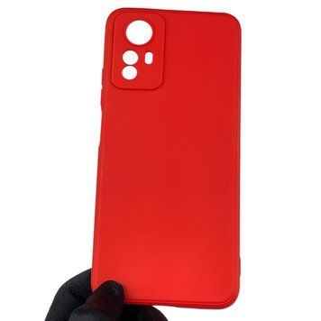 Чехол для Xiaomi Redmi Note 12S с квадратными гранями с защитой камеры на сяоми редми нот 12с красный 0012854 фото