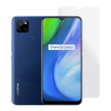 Плёнка гидрогелевая для Realme V3 глянцевая на реалми в3 прозрачная 0010902 фото