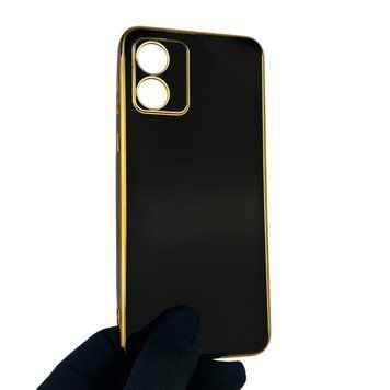 Чехол для Motorola Moto E13 PAXT0034 с защитой камеры с золотой окантовкой на моторола мото е13 черный gs1 0019528 фото
