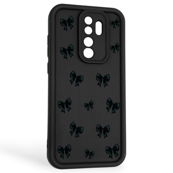Чехол силиконовый Soft Touch с 3D принтом для Xiaomi Redmi Note 8 Pro черный (Полная защита камеры) 0040923 фото