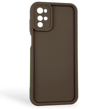 Чехол силиконовый Soft Touch для Motorola G22 коричневый (Полная защита камеры) 0054375 фото