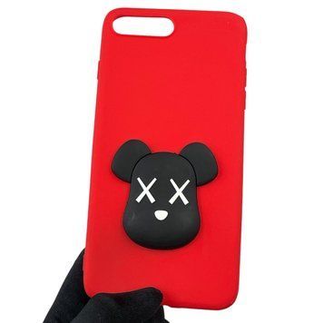 Чохол для Apple iPhone 7 Plus дитячий бір брік з 3д малюнком айфон 7 плюс червоний 0012055 фото