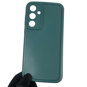 Чехол силиконовый Soft Touch для Samsung Galaxy A35 5G (SM-A356B) темно-зеленый (Полная защита камеры) 0039652 фото