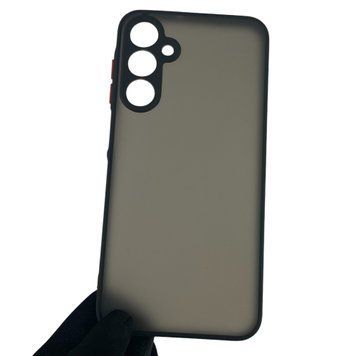 Чохол для Samsung Galaxy A25 5G (SM-A256B) матовий з високими бортами з захистом камери на самсунг а25 5г чорний 0012120 фото