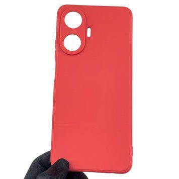 Чехол для Realme C55 с квадратными гранями с защитой камеры на реалми с55 красный 0012552 фото