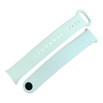 Ремінець силіконовий для Xiaomi Mi Smart Band 8 білий White 0062382 фото