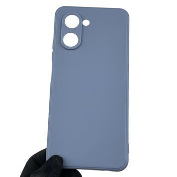 Чехол для OPPO A17k с квадратными гранями с защитой камеры на оппо а17к голубой 0012502 фото