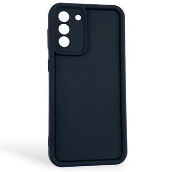 Чехол силиконовый Soft Touch для Samsung Galaxy S21 Plus черный (Полная защита камеры) 0054043 фото