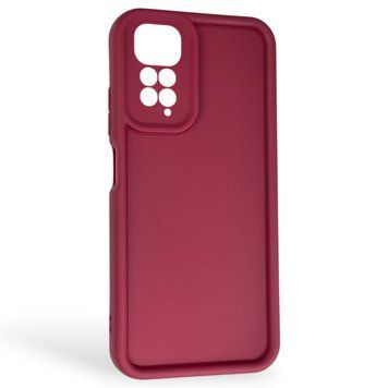 Чохол силіконовий Soft Touch для Xiaomi Redmi Note 11 бордовий (Повний захист камери) 0039954 фото