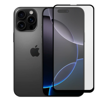 Защитное стекло для телефона Apple iPhone 16 Pro Max противоударное полноэкранное на айфон 16 про макс черное 0038122 фото
