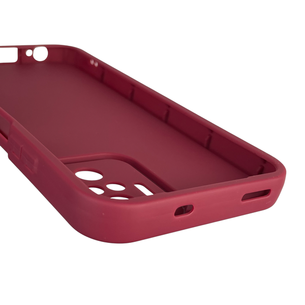Чехол силиконовый Soft Touch для Xiaomi Redmi Note 10 бордовый (Полная защита камеры) 0039927 фото
