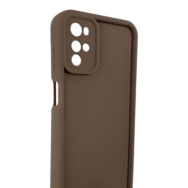 Чохол силіконовий Soft Touch для Motorola G22 коричневий (Повний захист камери) 0054375 фото