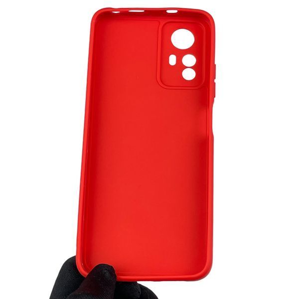Чехол для Xiaomi Redmi Note 12S с квадратными гранями с защитой камеры на сяоми редми нот 12с красный 0012854 фото