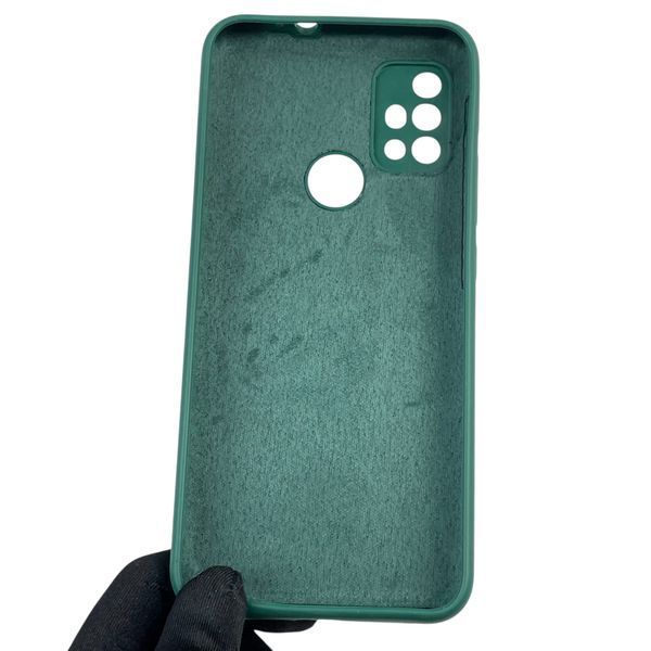 Чехол для Motorola Moto G30 (989606) силиконовый с микрофиброй нескользящий на моторола г30 зеленый 0031779 фото