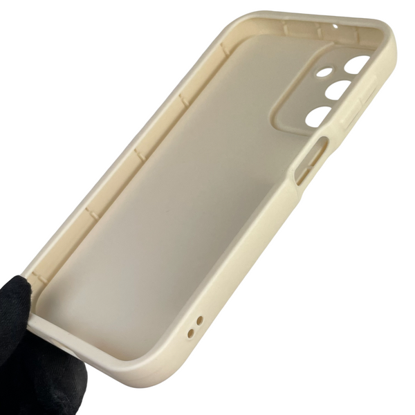 Чехол силиконовый Soft Touch для Samsung Galaxy A24 (SM-A245F) молочный (Полная защита камеры) 0039599 фото