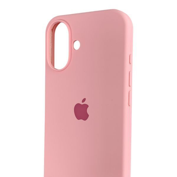 Чехол Silicone Case для Apple iPhone 16 розовый (soft touch, закрытый низ) 0059891 фото