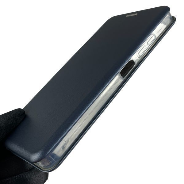 Чехол-книжка для TECNO Spark 20C BG7n с подставкой на техно спарк 20с тёмно-синяя 0007794 фото