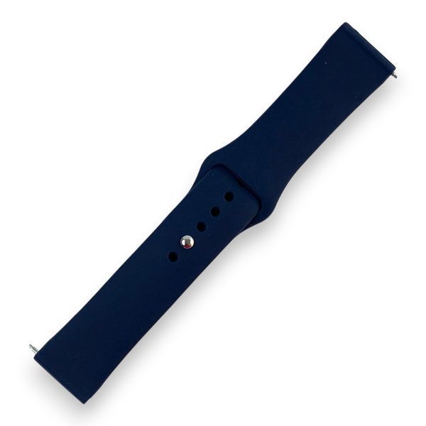 Ремешок силиконовый 22 мм для Garmin Forerunner 965 темно-синий 0057173 фото