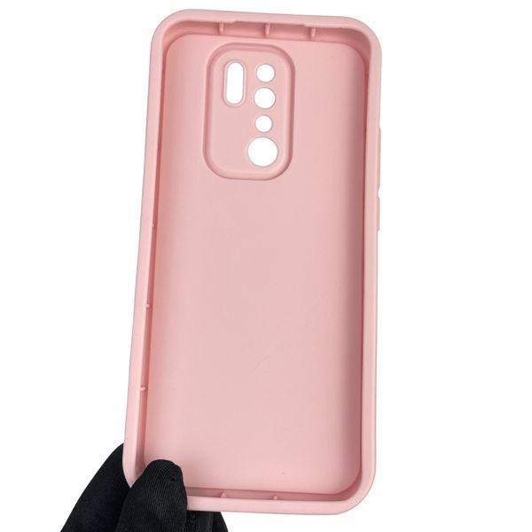 Чохол силіконовий оригінальний Soft Touch з 3D принтом кумедний тед ведмідик для Xiaomi Redmi 9 рожевий (Повний захист камери) 0048910 фото