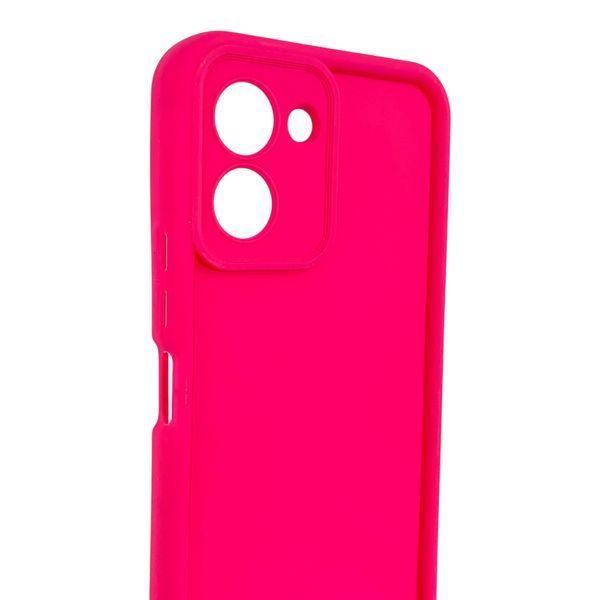 Чехол силиконовый Soft Touch для Tecno Spark Go 3 (KN3) малиновый (Полная защита камеры) 0054482 фото
