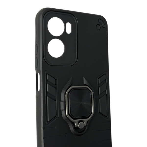 Чехол для телефона Motorola G05 бронированный с магнитным кольцом и защитой камеры черный 0051107 фото