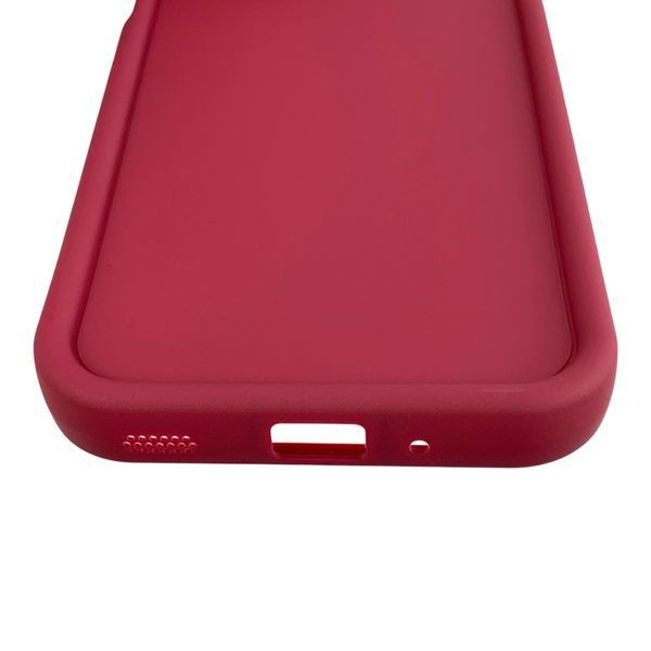 Чохол силіконовий Soft Touch для Samsung Galaxy M16 5G (M166P) бордовий (Повний захист камери) 0053893 фото