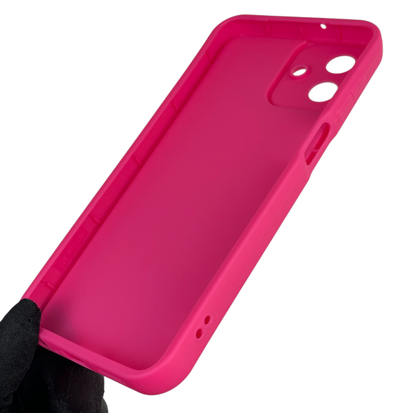 Чохол силіконовий Soft Touch з 3D принтом жіночим для Samsung Galaxy A07 4G (SM-A075F) малиновий (Повний захист камери) 0042613 фото