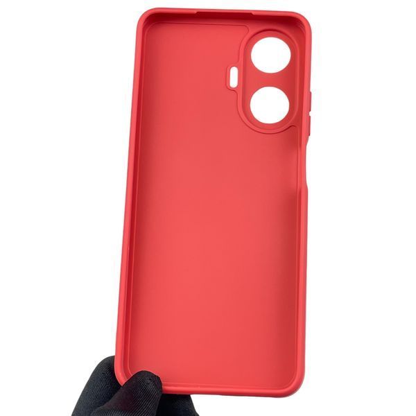 Чохол для Realme C55 з квадратними гранями із захистом камери на реалмі с55 червоний 0012552 фото