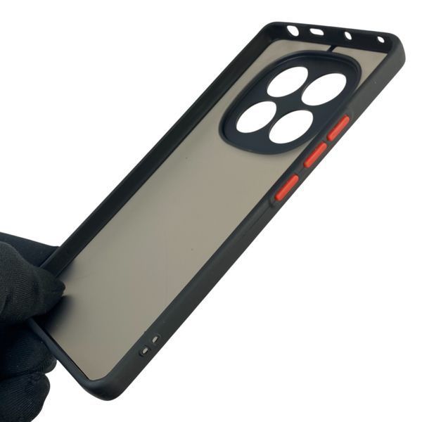 Чохол для телефона Xiaomi Redmi Note 14 Pro 4G з високими бортами із захистом камери на сяомі редмі нот 14 про 4г чорний 0026279 фото
