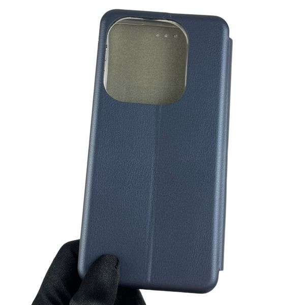 Чехол-книжка для TECNO Spark 20C BG7n с подставкой на техно спарк 20с тёмно-синяя 0007794 фото