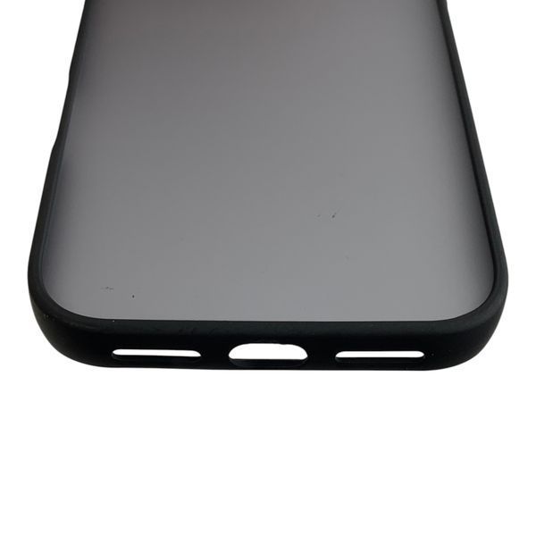 Чохол для iPhone 17 Pro Max чорний матовий напівпрозорий (бампер, захист камери) 0062232 фото